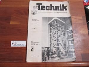 Bild des Verkufers fr Die Technik Heft 1 1955 zum Verkauf von Antiquariat im Kaiserviertel | Wimbauer Buchversand