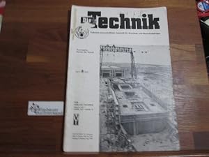 Bild des Verkufers fr Die Technik Heft 8 1955 zum Verkauf von Antiquariat im Kaiserviertel | Wimbauer Buchversand