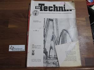 Bild des Verkufers fr Die Technik Heft 5 1955 zum Verkauf von Antiquariat im Kaiserviertel | Wimbauer Buchversand