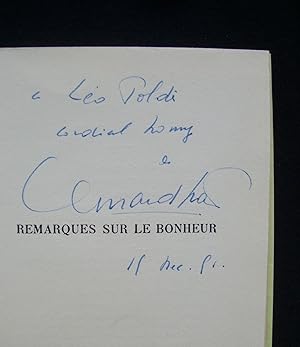 Remarques sur le bonheur -