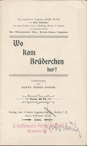 Wo kam Brüderchen her? Aus dem Engl.: Hanna Bieber-Boehm.