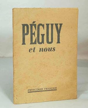Bild des Verkufers fr Pguy et nous zum Verkauf von Librairie KOEGUI