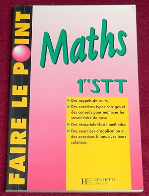 Image du vendeur pour MATHEMATIQUES 1re STT mis en vente par LE BOUQUINISTE