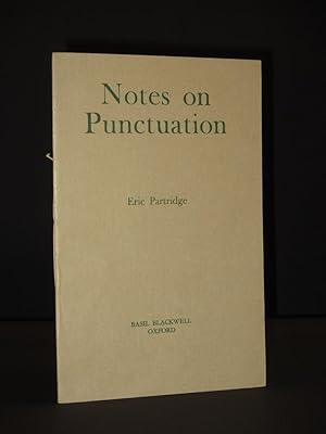 Notes on Punctuation