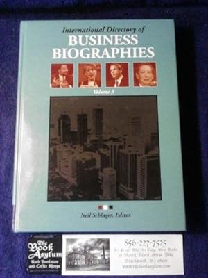 International Directory of Business Biographies Volume 3