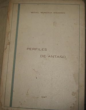 Bild des Verkufers fr Perfiles de antao zum Verkauf von Librera Monte Sarmiento