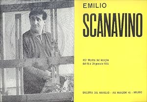 Bild des Verkufers fr Emilio Scanavino. Pieghevole mostra galleria del Naviglio 1965 zum Verkauf von Studio Bibliografico Marini