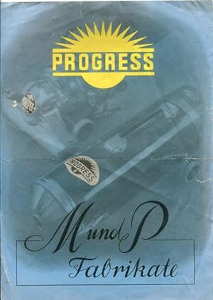Progress M und P Fabrikate. Staubsauger Prospekt 1939.