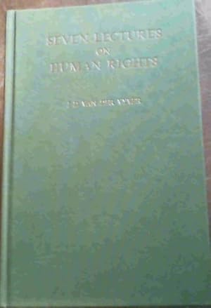 Bild des Verkufers fr Seven lectures on human rights zum Verkauf von Chapter 1