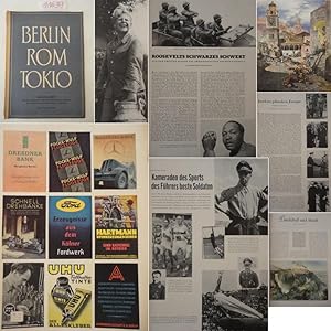 Seller image for Berlin Rom Tokio - Monatsschrift fr die Vertiefung der kulturellen Beziehungen der Vlker des weltpolitischen Dreiecks. Heft Nr.8 November 1943. Jahrgang 5 * U S - N e g e r a l s S o l d a t e n gegen die deutsche Wehrmacht e i n g e s e t z t / R a s s e n d i s k r i m i n i e r u n g in U S A for sale by Galerie fr gegenstndliche Kunst