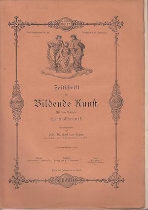 Bild des Verkufers fr Zeitschrift fr Bildende Kunst. Mit dem Beiblatt: Kunst - Chronik. 15. Band. Heft 12. 1880. Aus dem Inhalt: Die Vollendung des Klner Domes / Hermann Billung: Hendrik Leys. Ein Lebensbild (Schlu) / Adolf Rosenberg: Die vierte Allgemeine deutsche Kunstausstellung in Dsseldorf / Kunstliteratur. zum Verkauf von Antiquariat Carl Wegner