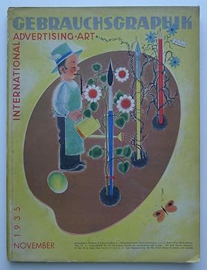 Image du vendeur pour Gebrauchsgraphik. International Advertising Art. November 1935. 12th Vol. No.11. mis en vente par Roe and Moore