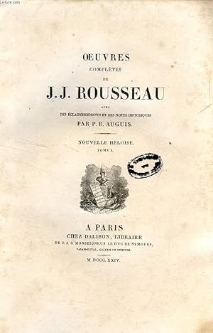 Image du vendeur pour OEUVRES COMPLETES DE J. J. ROUSSEAU, TOMES VIII-IX-X, NOUVELLE HELOISE (3 TOMES) mis en vente par Le-Livre