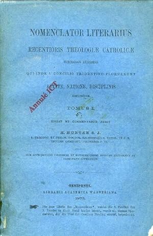 Bild des Verkufers fr NOMENCLATOR LITERARIUS RECENTIORIS THEOLOGIAE CATHOLICAE THEOLOGOS EXHIBENS, THEOLOGIAE CATHOLICAE SECULUM PRIMUM POST CELEBRATUM CONC. TRIDENTINUM, FASC. V, AB A. 1641-1663 zum Verkauf von Le-Livre