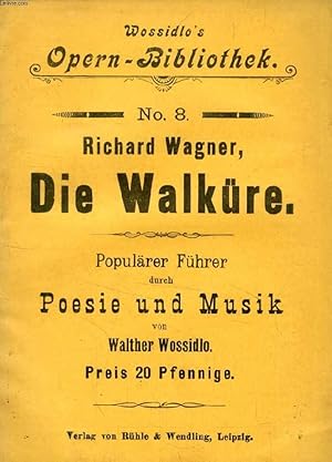 Seller image for DIE WALKRE, POPULRER FHRER DURCH POESIE UND MUSIK for sale by Le-Livre