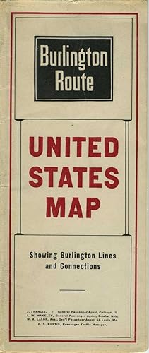 Burlington Route, United States Map