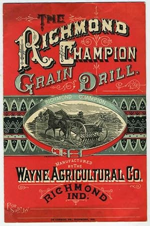 The Richmond Champion Grain Drill. Trade catalogue