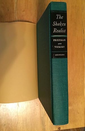 The Shaken Realist. Essays Modern Literature in Honor of Frederick J Hoffman