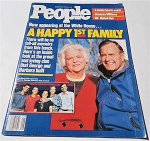 Seller image for People Weekly (January 30, 1989) Magazine (George H. W. and Barbara Bush Cover Photo and Feature) for sale by Bloomsbury Books