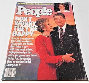 Immagine del venditore per People Weekly (February 20, 1989) Magazine (Ronald and Nancy Reagan Cover Photo and Inside Feature) venduto da Bloomsbury Books