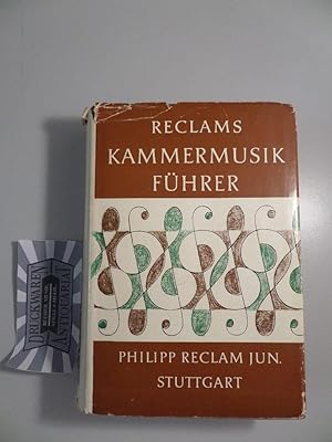 Seller image for Reclams Kammermusikfhrer. for sale by Druckwaren Antiquariat