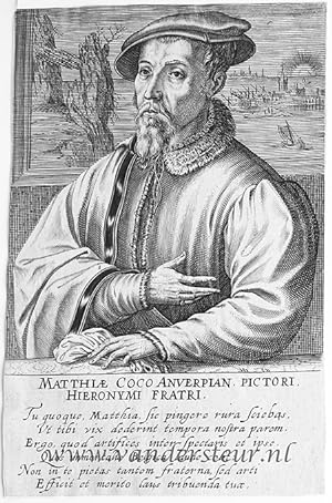 [Antique print, etching and engraving] [14] Mathys Cock (Pictorum aliquot celebrium, præcipué Ger...