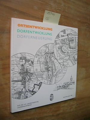 Bild des Verkufers fr Ortsentwicklung, Dorfentwicklung, Dorferneuerung. Schriftenreihe 1991. zum Verkauf von Klaus Ennsthaler - Mister Book