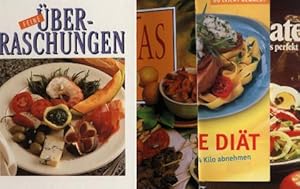 4 Bücher: Salate einfach bis perfekt / Tapas / Die 14 Tage Diät / Feine Überraschungen Hardcover