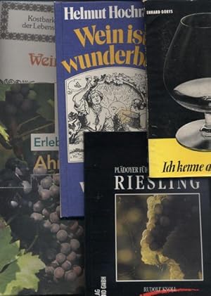 5 Bücher: Riesling / Erlebnis Ahrwein / Ich kenne alle Getränke / Kostbarkeiten der Lebensfreude ...