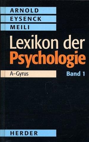 Lexikon der Psychologie Bd. 1 - A-Gyrus