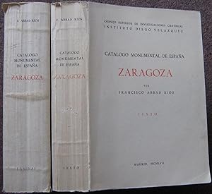 CATALOGO MONUMENTAL DE ESPANA. ZARAGOZA. CONSEJO SUPERIOR DE INVESTIGACIONES CIENTIFICAS INSTITUT...
