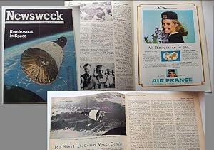 Newsweek Magazine December 27, 1965: Rendezvous in Space / Gemini meets Gemini (7, 6).