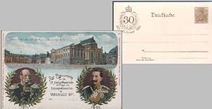 Zur Erinnerung an die30jährige Wiederkehr des Tages der Kaiserproklamation zu Versailles 1871. / ...