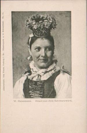 Schwarzwald -AK von Wilhelm Hasemann.