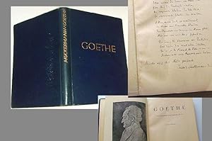 Goethe / Buchgemeinde Bonn / Belehrende Schriftenreihe / Siebenter Band / Jahresreihe 1931 / Drit...