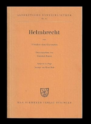 Helmbrecht. Hrsg. von Friedrich Panzer. 7. Aufl., besorgt von Kurt Ruh