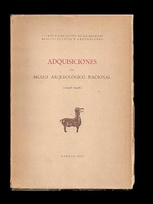 Adquisiciones del Museo Arqueologico Nacional, Madrid (1940-1945).