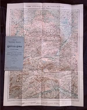 Brunn's Spezial-Karte vom Wetterstein-Gebirge mit weiterer Umgebung einschließlich das Loisach-Ta...