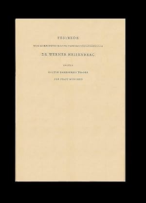 Festrede (zum 800jährigen Stadtjubiläum des Stadt München).