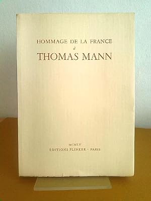 Hommage de la France à Thomas Mann à l'occasion de son quatre-vingtième anniversaire.