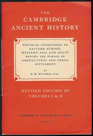 Physical Conditions in Eastern Europe, Western Asia and Egypt before the Period of Agricultural a...