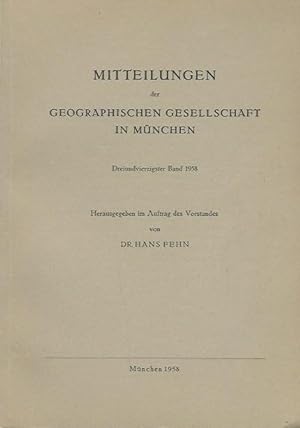 Mitteilungen der Geographischen Gesellschaft in München. Bd. 43.