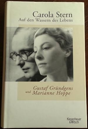 Bild des Verkufers fr Auf den Wassern des Lebens. Gustaf Grndgens und Marianne Hoppe. zum Verkauf von buch-radel