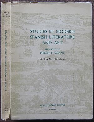 Image du vendeur pour STUDIES IN MODERN SPANISH LITERATURE AND ART. mis en vente par Graham York Rare Books ABA ILAB