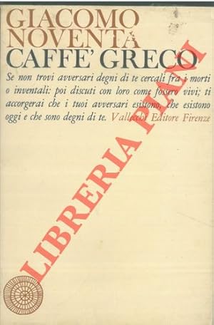 Seller image for Caff greco. for sale by Libreria Piani