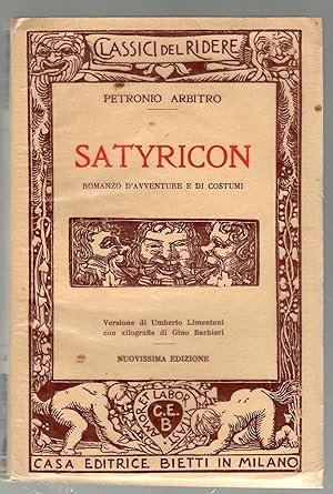 Satyricon. Romanzo D'avventure e Di Costumi