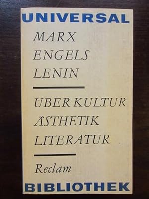Seller image for Über Kultur, Ästhetik, Literatur for sale by Rudi Euchler Buchhandlung & Antiquariat