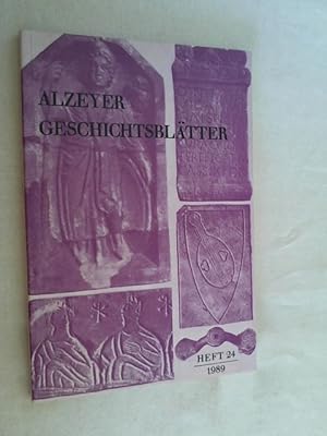 Alzeyer Geschichtsblätter - Heft 24 - 1989