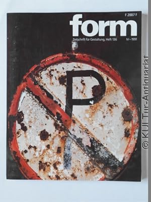 Form. Zeitschrift für Gestaltung. Heft 136-IV-1991.