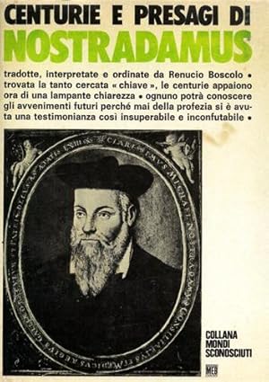 Bild des Verkufers fr Centurie e presagi di Nostradamus. zum Verkauf von FIRENZELIBRI SRL